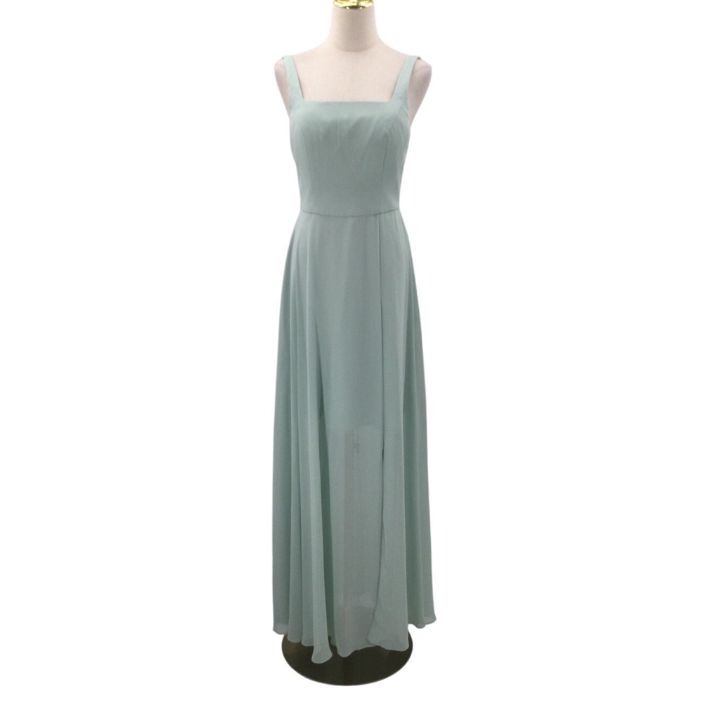 AW BRIDAL 6 S sage green formal party wedding bridesmaid maxi dress NEW 0b9
